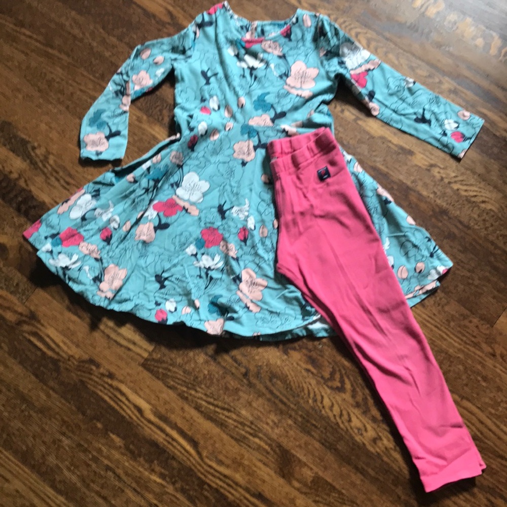 Polarn o pyret twirl dress and leggings set